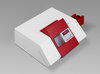 Micro dosing unit for dry toxic substances in sample vials